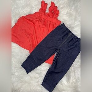 Carter's Red and Blue Jeans Relaxed Fit